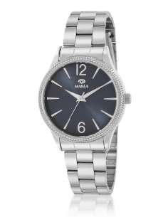 Reloj para Mujer de Acero con Esfera Azul y Bisel Brillante - Marea B41413/5