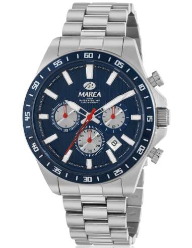 Reloj para Hombre de Acero Cronógrafo con Esfera Azul- Marea B36222/2