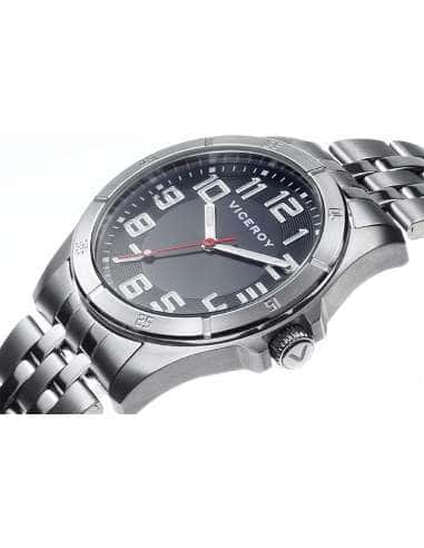 Reloj para Niño con Correa de Acero y Esfera Negra - Viceroy 432321-55