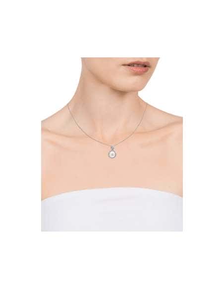 Collar para Mujer Plata de Ley con Perla y Circonitas - Viceroy 1023C000-38