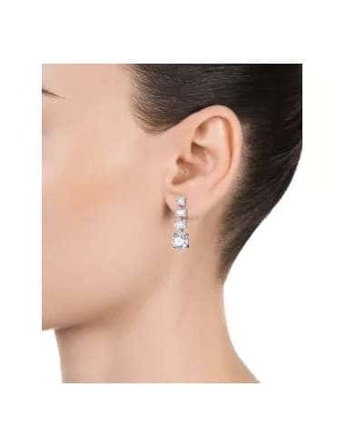 Pendientes Largos Mujer de Plata Ley con Circonitas - Viceroy 71019E000-38