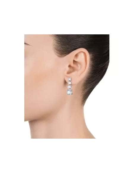 Pendientes Largos Mujer de Plata Ley con Circonitas - Viceroy 71019E000-38