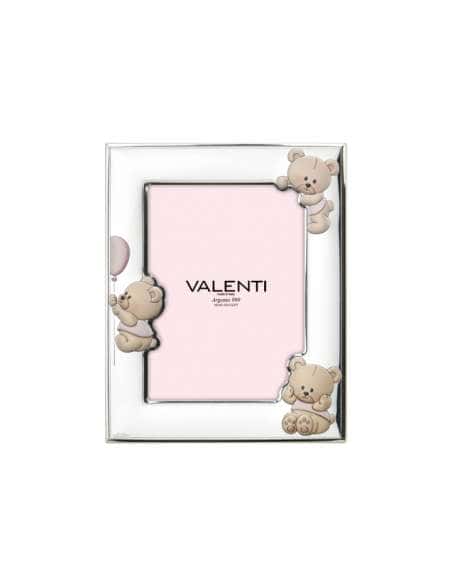 Marco de Fotos Infantil Oso Globo Color Rosa - Valenti 73151 4LRA