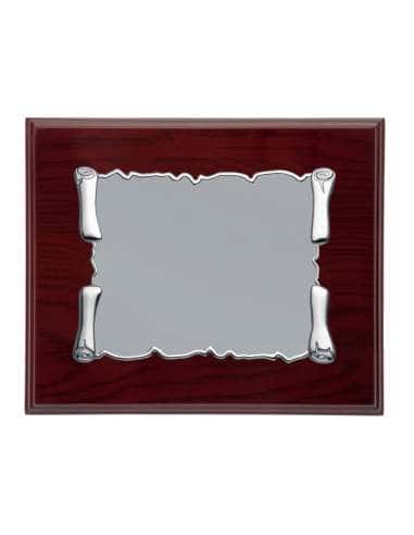 Placa Homenaje Aluminio Pergamino - P2105 ( Grabado Incluido)