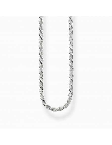 Cadena de plata trenzada o Cordón Salomónico Unisex 3.5mm - Plata 925