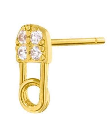 Pendientes para Mujer en forma de imperdible...