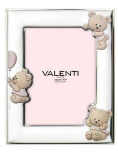Marco de Fotos Infantil Oso Globo Color Rosa - Valenti 73151 4LRA