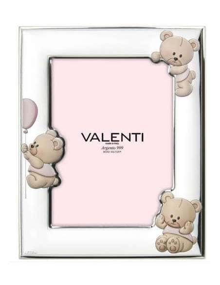 Marco de Fotos Infantil Oso Globo Color Rosa - Valenti 73151 4LRA