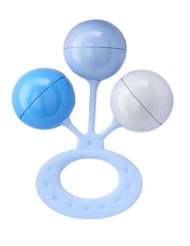 Set Infantil Portachupetes con Pinza y Sonajero...