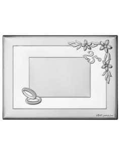 Placa Conmemorativa 25º Aniversario con Flores - Eventi EV9065/13V (Personalizable)