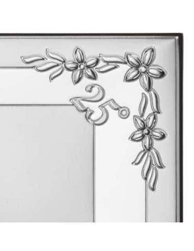 Placa Conmemorativa 25º Aniversario con Flores...