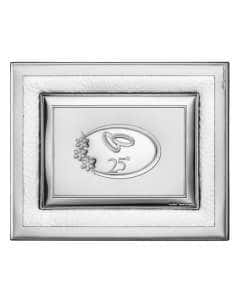 Marco Fotos o Placa Conmemorativa 25º Aniversario Flores - Eventi EV9056/13V (Personalizable)