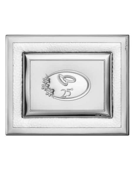 Marco Fotos o Placa Conmemorativa 25º Aniversario Flores - Eventi EV9056/13V (Personalizable)