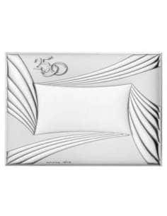 Placa Conmemorativa 25º Aniversario con Flores - Eventi EV9185/13V (Personalizable)