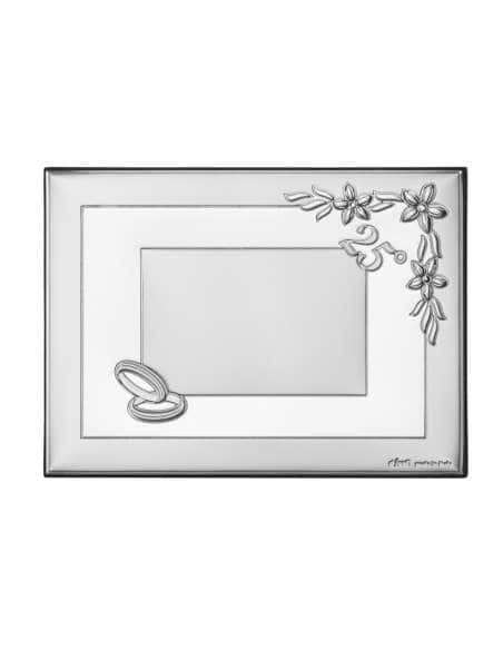 Placa Conmemorativa 25º Aniversario con Flores - Eventi EV9065/13V (Personalizable)